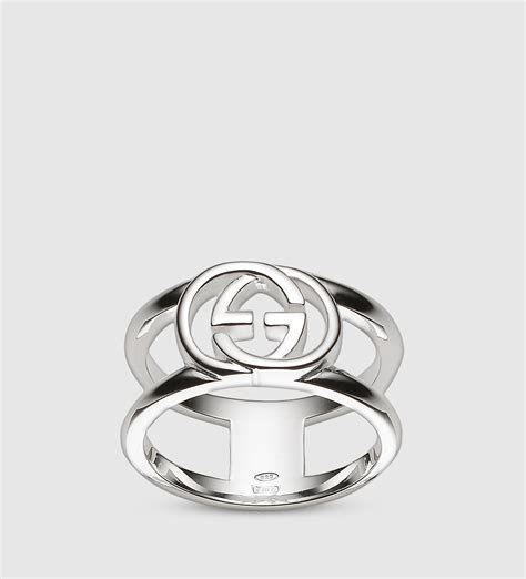 gucci wide band with interlocking g mottif ring|Gucci Interlocking wide ring in Undefined Undefined .